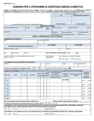 Form LDSS-3421 Home Energy Assistance Program (Heap) Application - New York (Italian), Page 3