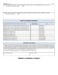 Form LDSS-3421 Home Energy Assistance Program (Heap) Application - New York (Italian), Page 6