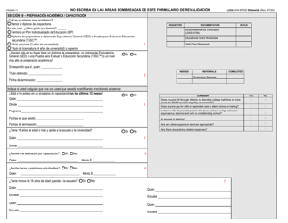 Formulario LDSS-3174 Formulario De Revalidacion Para Ciertos Subsidios Y Servicios Del Estado De Nueva York - New York (Spanish), Page 12