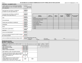 Formulario LDSS-3174 Formulario De Revalidacion Para Ciertos Subsidios Y Servicios Del Estado De Nueva York - New York (Spanish), Page 16
