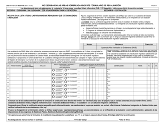 Formulario LDSS-3174 Formulario De Revalidacion Para Ciertos Subsidios Y Servicios Del Estado De Nueva York - New York (Spanish), Page 5