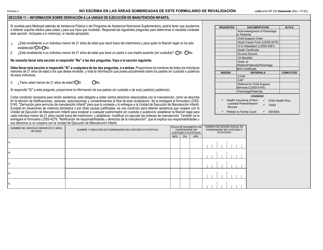 Formulario LDSS-3174 Formulario De Revalidacion Para Ciertos Subsidios Y Servicios Del Estado De Nueva York - New York (Spanish), Page 6