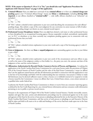 Form REC1.78 Limited Nonresidential Commercial Real Estate License - North Carolina, Page 2