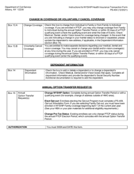Form PS-404 Health Insurance Transaction Form for NYS &amp; Pe Employees - New York, Page 4