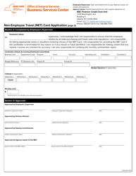 Non-employee Travel (Net) Card Application - New York, Page 2