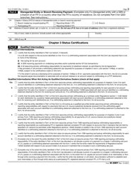 IRS Form W-8IMY Certificate of Foreign Intermediary, Foreign Flow-Through Entity, or Certain U.S. Branches for United States Tax Withholding and Reporting, Page 2