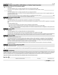 IRS Form W-8IMY Certificate of Foreign Intermediary, Foreign Flow-Through Entity, or Certain U.S. Branches for United States Tax Withholding and Reporting, Page 8