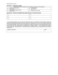 Form SFN52828 Permit Application for Title V Permit to Operate - North Dakota, Page 4