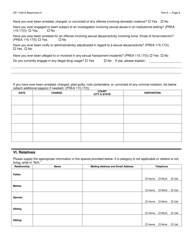 Form OP-110210 Attachment A Applicant Questionnaire and Background Investigation Form - Oklahoma, Page 6