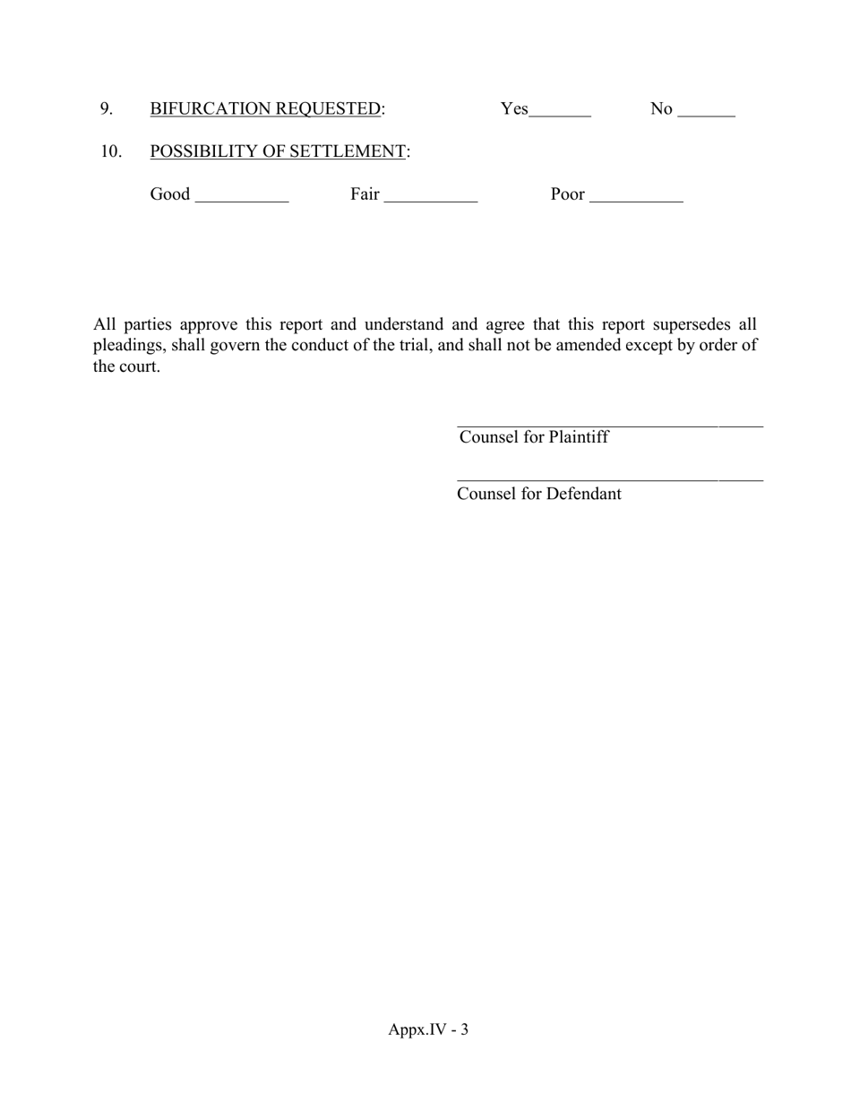 Appendix IV Final Pretrial Report - Oklahoma, Page 3