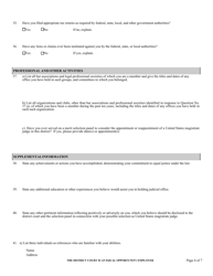 Application for United States Magistrate Judge - Oklahoma, Page 7