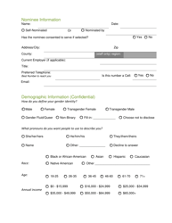 State Consumer and Family Advisory Committee Membership Application - North Carolina, Page 4