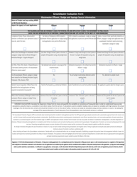 Document preview: Groundwater Evaluation Form - South Carolina