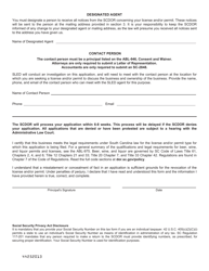 Form ABL-921 Application for Liquor Producer Warehouse License - South Carolina, Page 6