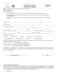 Form ABL-107 Application for Registration of Alcoholic Liquor Producer or Importer - South Carolina, Page 3