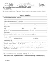Form L-2322 Application for Bingo License Class C - Hard Cards - South Carolina, Page 2