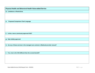 Value-Added Services (Vas) Request Form - Rhode Island, Page 5