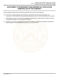 FDIC Form 6220/01 Interagency Bank Merger Act Application, Page 9