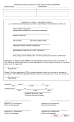Form 1-5 Order of Special Election - Texas (English/Spanish), Page 2