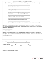 Form 1-11 Notice of General Election for Municipalities - Texas (English/Spanish), Page 2