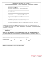 Form 1-10 Notice of Special Election (County) - Texas (English/Spanish), Page 2