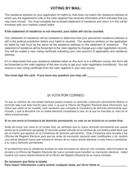 Form 17-5 Statement of Residence - Texas (English/Spanish), Page 2