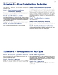 Instructions for Form TC-20 Utah Corporation Franchise and Income Tax Return - Utah, Page 19