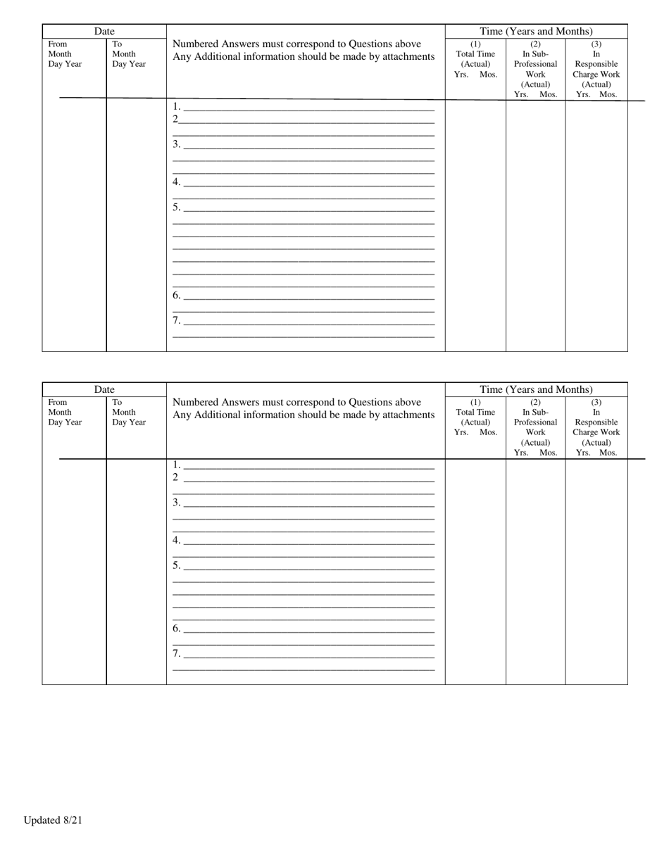 Sit Application - Request to Take Fs Exam - Texas, Page 3