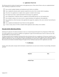 Sit Application - Request to Take Fs Exam - Texas, Page 6