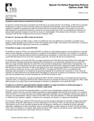 Formulario TRS6 Solicitud De Reembolso - Texas (Spanish), Page 10