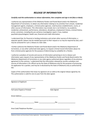 Pardon Application - Oklahoma, Page 27