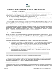 Document preview: Form TRS541C Conflict of Interest Disclosure and Request for Determination - Texas