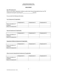 Form TRS678 Key Employee Enhanced Disclosure Form - Texas, Page 2
