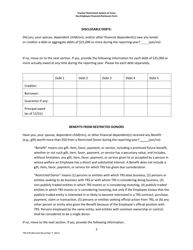 Form TRS678 Key Employee Enhanced Disclosure Form - Texas, Page 3