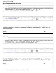 State Agency Uniform Nepotism Disclosure Form - Texas, Page 3