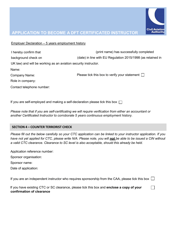 Application to Become a Dft Certificated Instructor - United Kingdom, Page 2