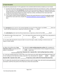 Shoreland Protection Permit Application - Vermont, Page 2