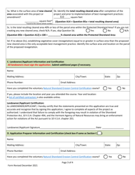 Shoreland Protection Permit Application - Vermont, Page 3