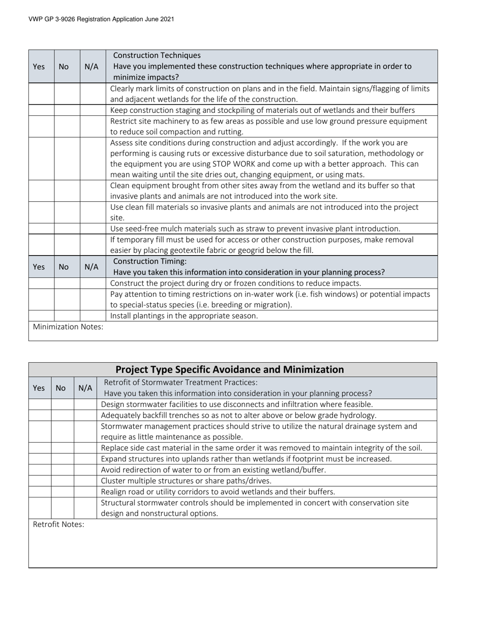 Wetlands General Permit 3-9026 Registration - Stormwater Retrofits, Replacement of Failed Wastewater Systems and Replacement of Stream Crossing Structures for Public Safety, Aop, and Flood Resiliency Improvements - Vermont, Page 4