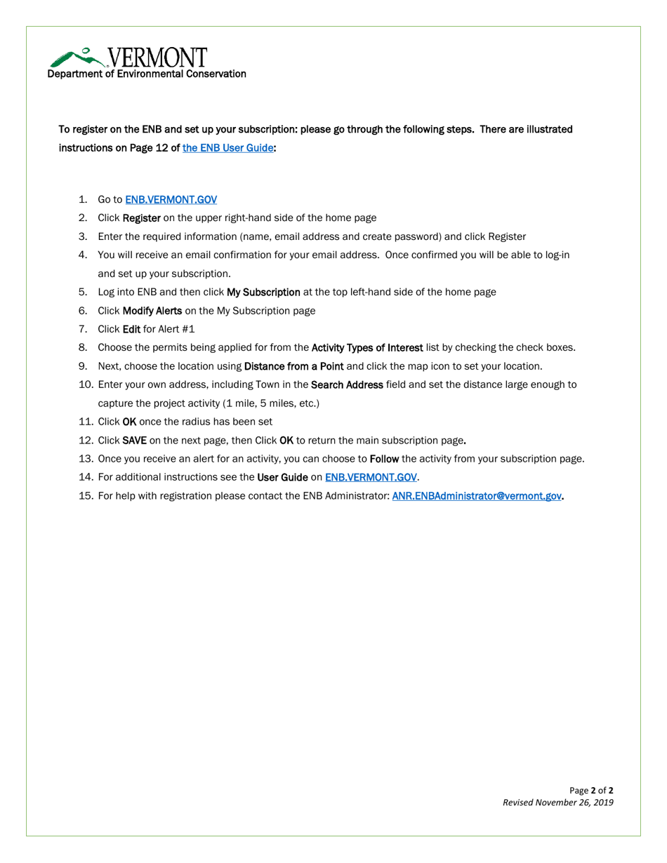 Determination and Class I Rulemaking Petition Database Form - Vermont Wetlands Program - Vermont, Page 22