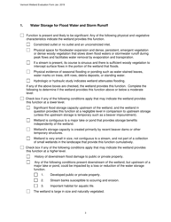 Vermont Wetland Evaluation Form - Vermont, Page 3