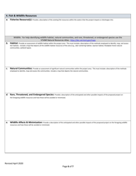 Application for Individual Section - 401 Water Quality Certification - Vermont, Page 6
