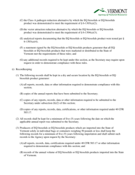 Certificate of Approval for Exceptional Quality (Eq) Biosolids Importation - Vermont, Page 9