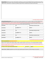 GSA Form JG Federal Surplus Property Program Eligibility Application - Vermont, Page 2