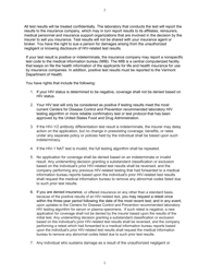 Form 1 HIV Testing Information Statement &amp; Consent Form - Vermont, Page 2