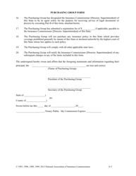 Appendix E Naic Risk Purchasing Group Application - Vermont, Page 5