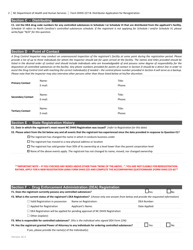 Form DHHS227-B Distributor Application for Renewal - North Carolina, Page 2