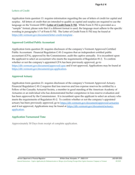 Captive Application for Redomestication or Merger of an Existing Foreign/Alien Captive Insurance Company to Vermont - Vermont, Page 4