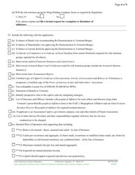 Captive Application for Redomestication or Merger of an Existing Foreign/Alien Captive Insurance Company to Vermont - Vermont, Page 8