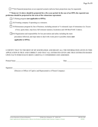 Captive Application for Redomestication or Merger of an Existing Foreign/Alien Captive Insurance Company to Vermont - Vermont, Page 9